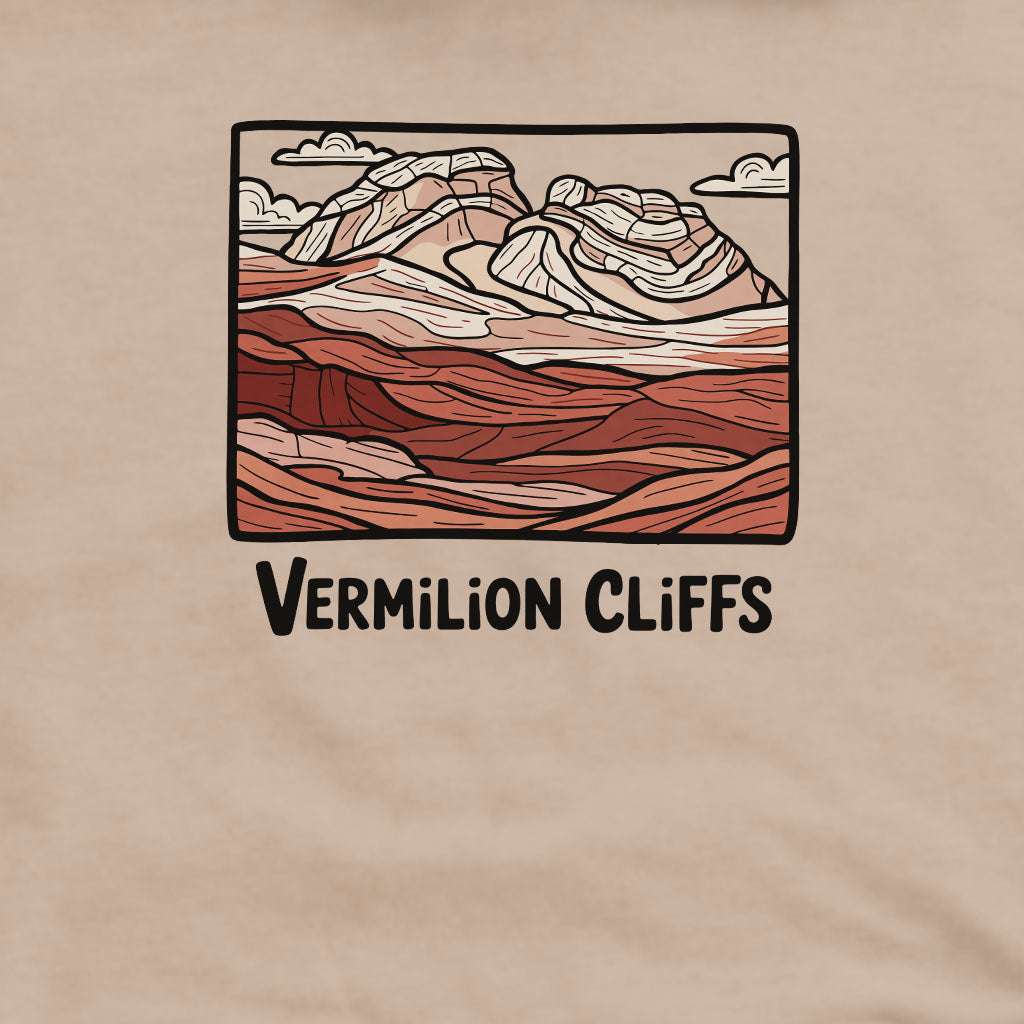 Vermilion Cliffs Crewneck Sweatshirt Adventure and Outdoors Themed Sweatshirt