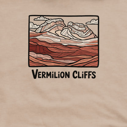 Vermilion Cliffs Crewneck Sweatshirt Adventure and Outdoors Themed Sweatshirt