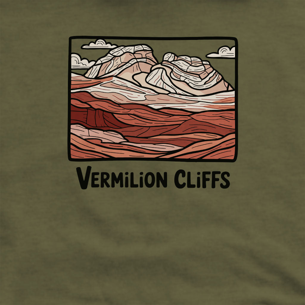 Vermilion Cliffs Crewneck Sweatshirt Adventure and Outdoors Themed Sweatshirt