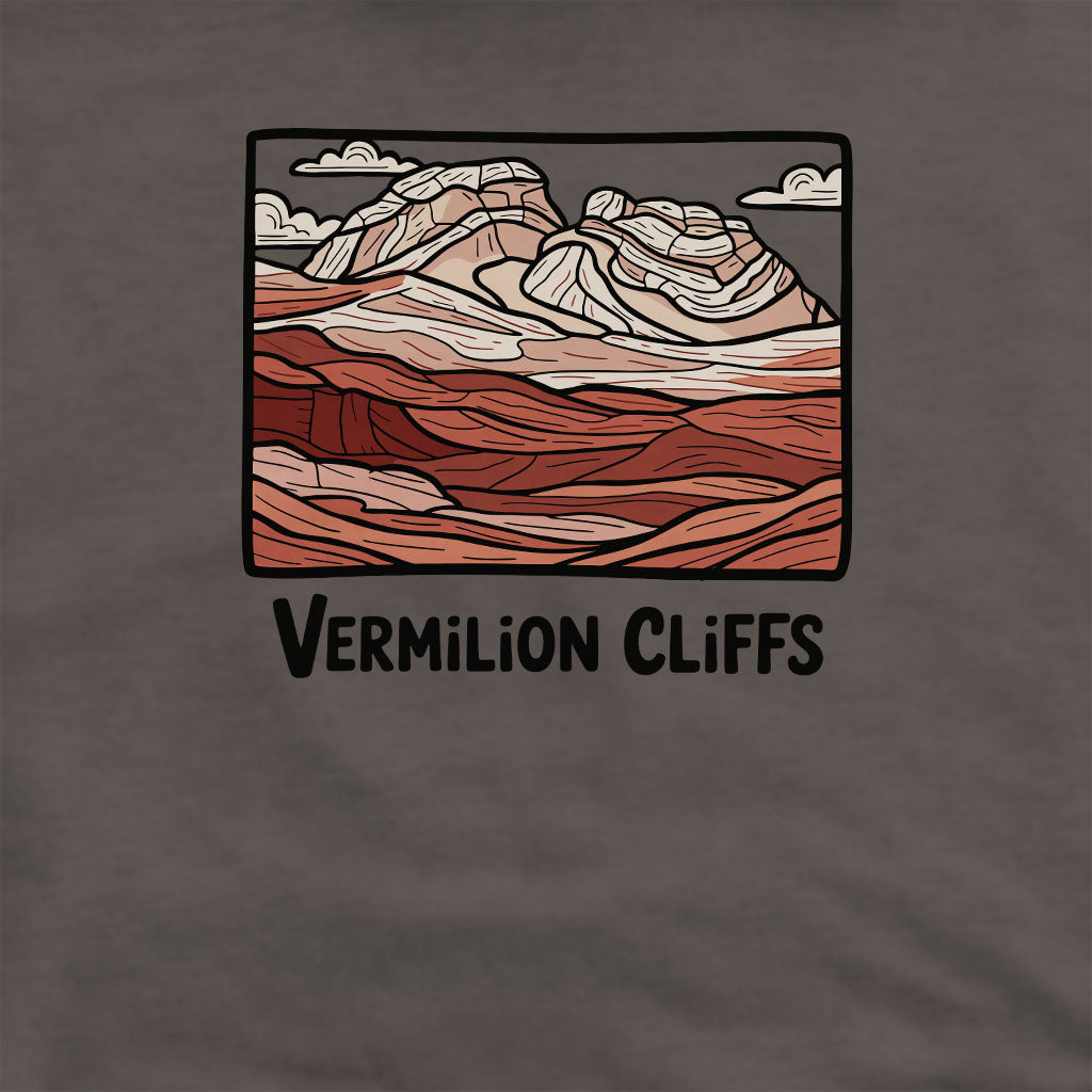 Vermilion Cliffs Crewneck Sweatshirt Adventure and Outdoors Themed Sweatshirt