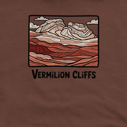 Vermilion Cliffs Crewneck Sweatshirt Adventure and Outdoors Themed Sweatshirt