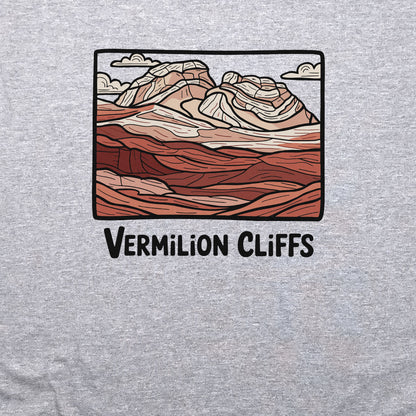 Vermilion Cliffs Crewneck Sweatshirt Adventure and Outdoors Themed Sweatshirt