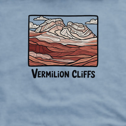 Vermilion Cliffs Crewneck Sweatshirt Adventure and Outdoors Themed Sweatshirt