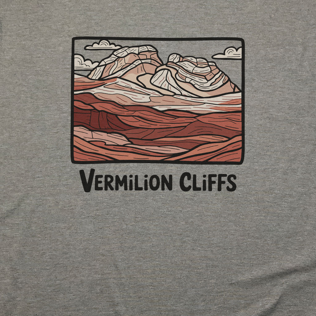 Vermilion Cliffs T-Shirt Adventure and Outdoors Themed T-Shirt