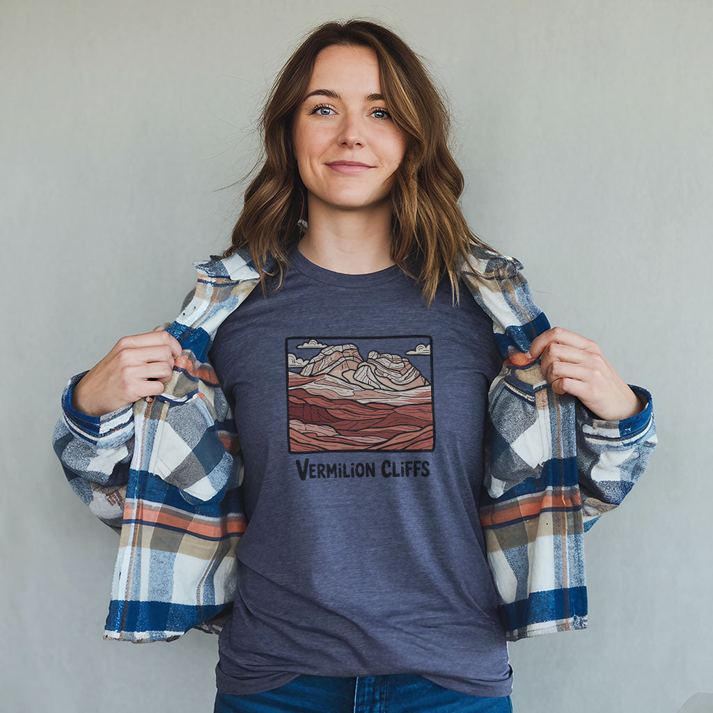Vermilion Cliffs T-Shirt Adventure and Outdoors Themed T-Shirt