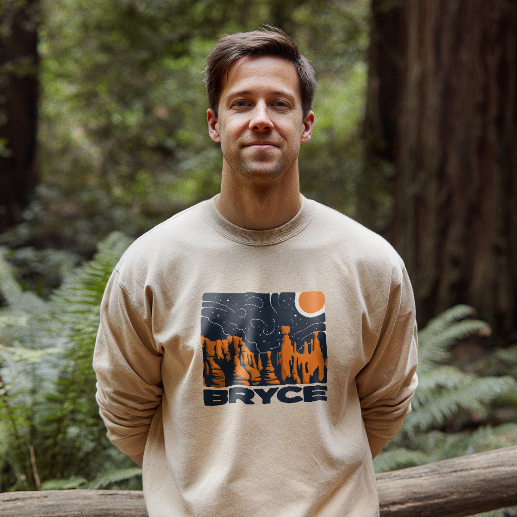 Bryce Canyon National Park at Night Crewneck Sweatshirt