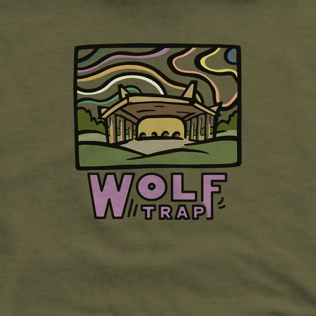 Wolf Trap Hoodie Adventure and Outdoors Themed Hoodie