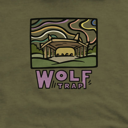 Wolf Trap Hoodie Adventure and Outdoors Themed Hoodie