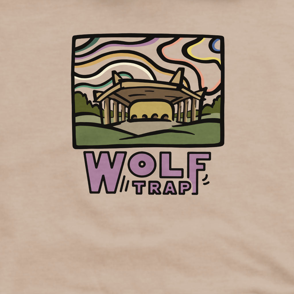 Wolf Trap Crewneck Sweatshirt Adventure and Outdoors Themed Sweatshirt