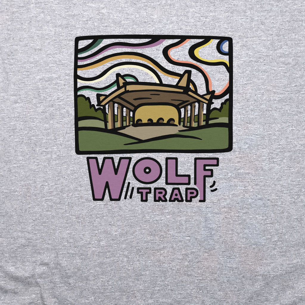 Wolf Trap Crewneck Sweatshirt Adventure and Outdoors Themed Sweatshirt