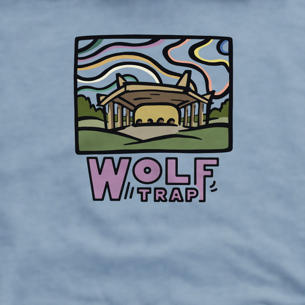 Wolf Trap Crewneck Sweatshirt Adventure and Outdoors Themed Sweatshirt