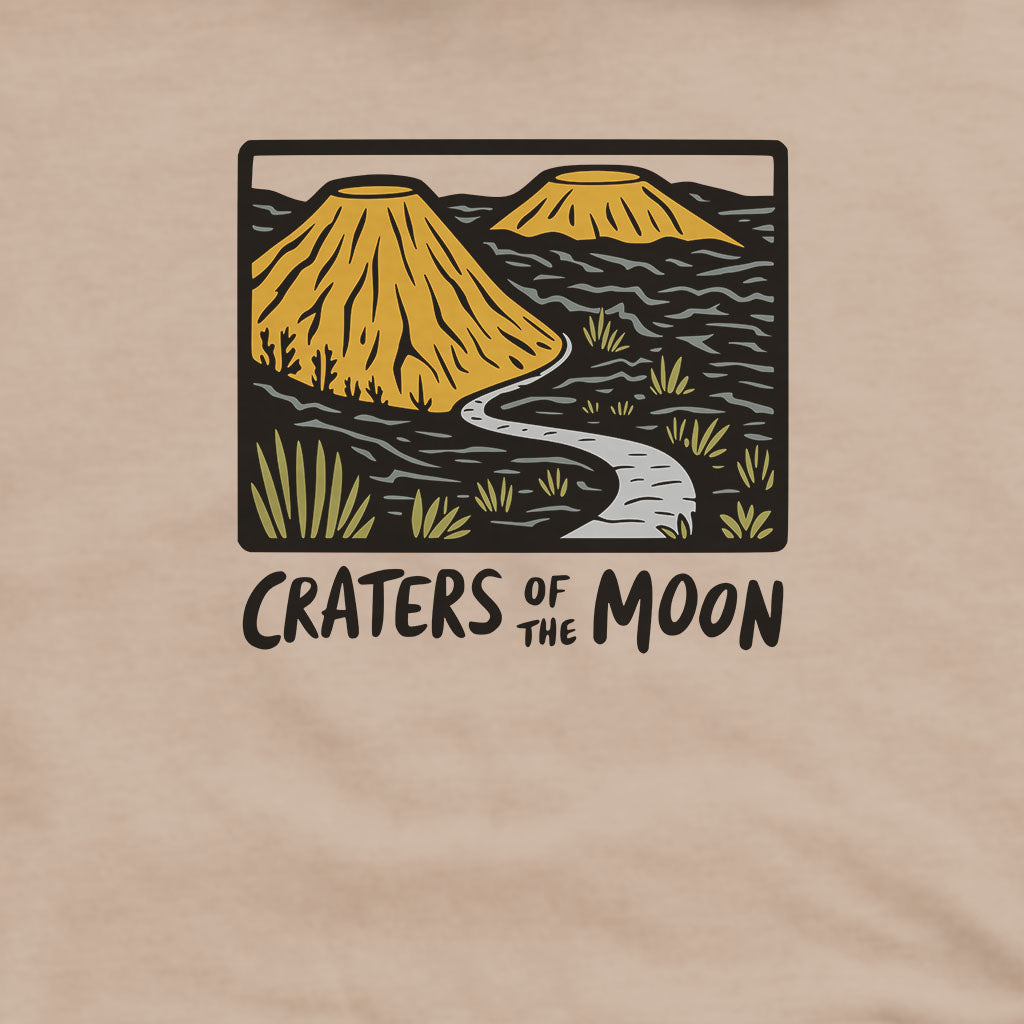 Craters of the Moon National Monument Hoodie Adventure and Outdoors Themed Hoodie