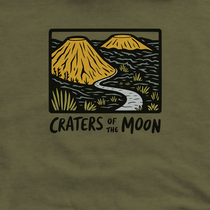 Craters of the Moon National Monument Hoodie Adventure and Outdoors Themed Hoodie