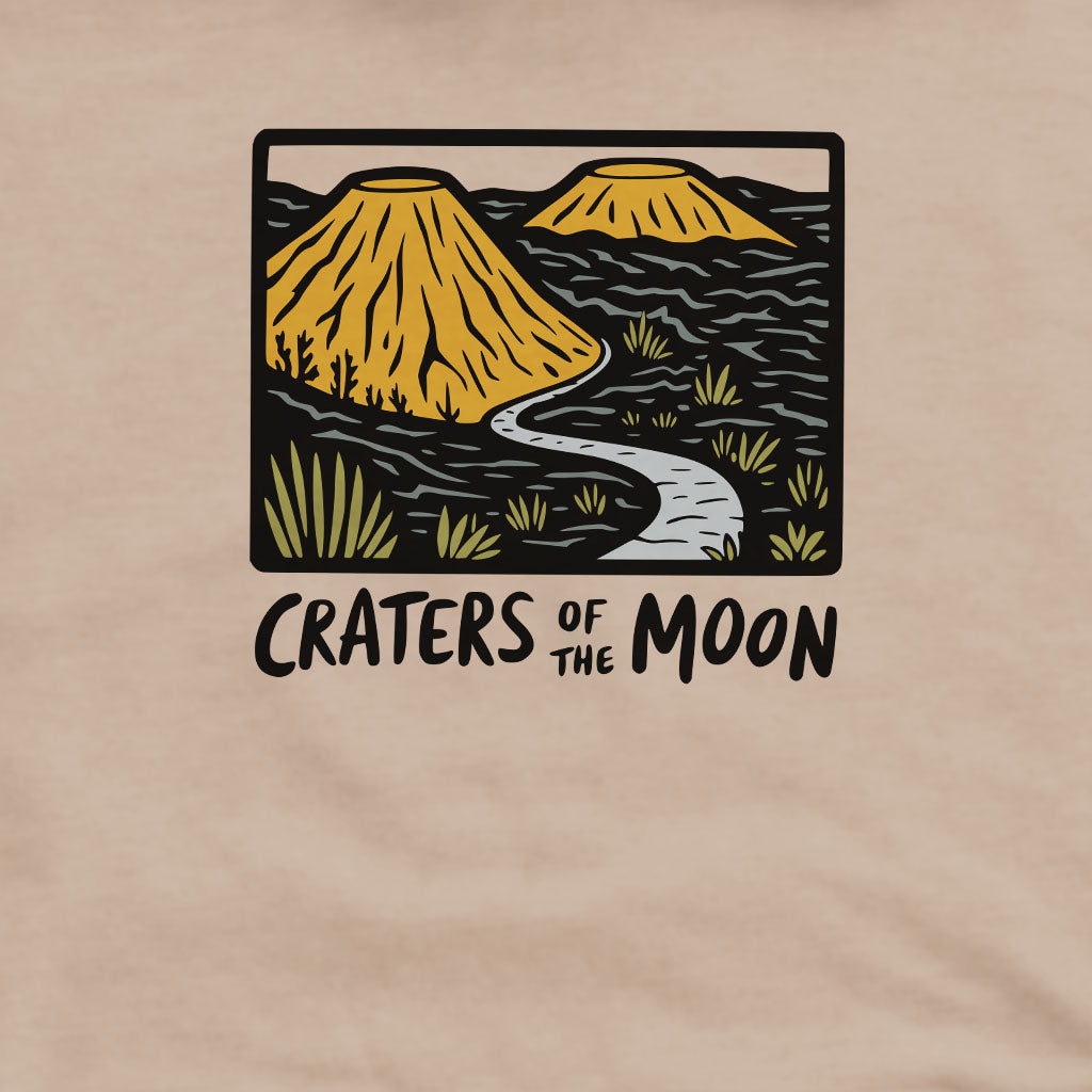 Craters of the Moon National Monument Crewneck Sweatshirt Adventure and Outdoors Themed Sweatshirt