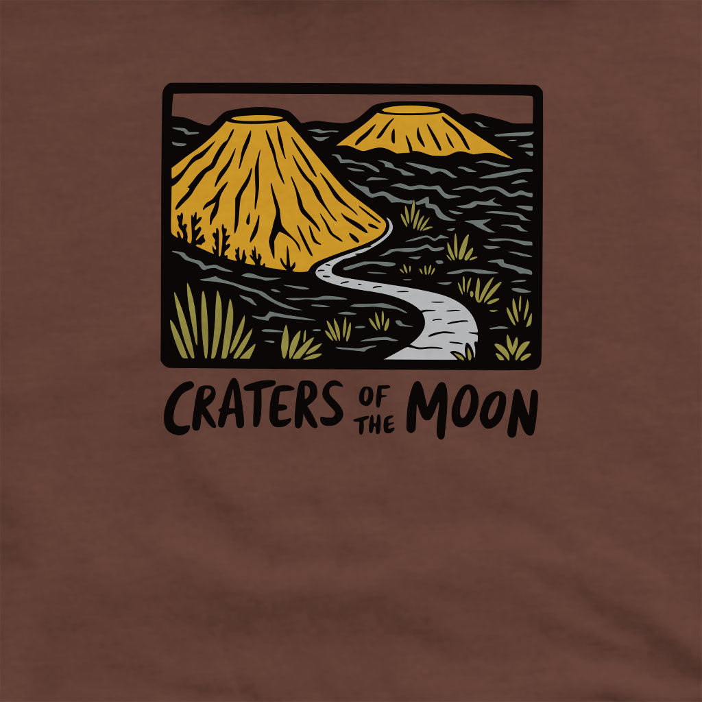 Craters of the Moon National Monument Crewneck Sweatshirt Adventure and Outdoors Themed Sweatshirt