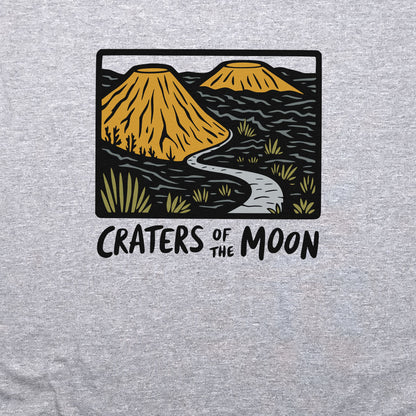 Craters of the Moon National Monument Crewneck Sweatshirt Adventure and Outdoors Themed Sweatshirt
