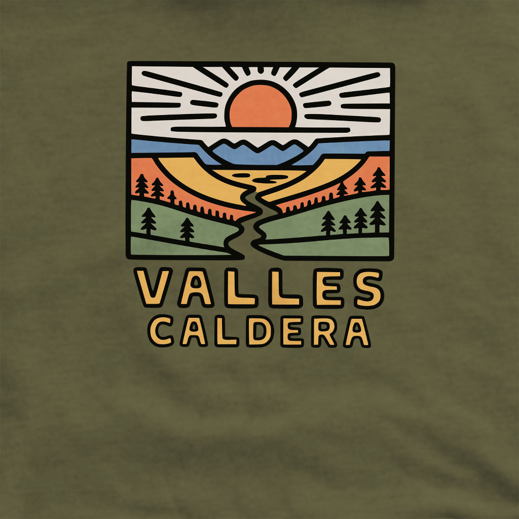 Valles Caldera National Preserve Sweatshirt Adventure and Outdoors Themed Sweatshirt