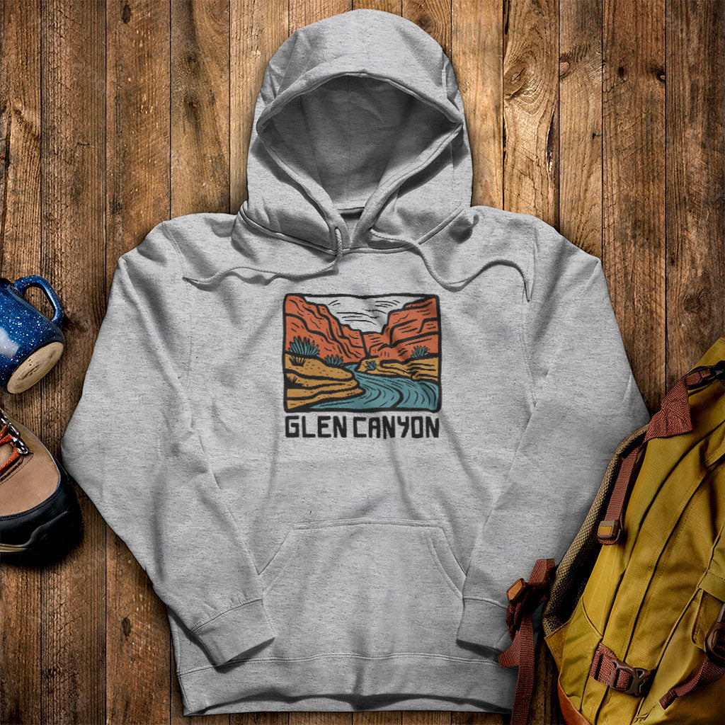 Glen Canyon National Recreation Area Hoodie Sport Grey Adventure and Outdoors Themed Hoodie