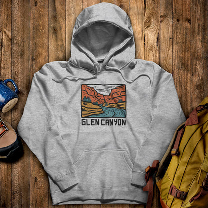 Glen Canyon National Recreation Area Hoodie Sport Grey Adventure and Outdoors Themed Hoodie
