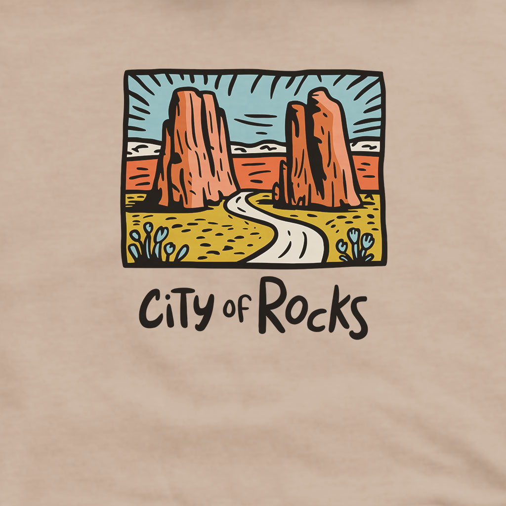City of Rocks National Reserve Hoodie Adventure and Outdoors Themed Hoodie