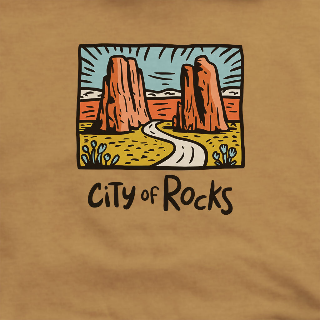 City of Rocks National Reserve Hoodie Adventure and Outdoors Themed Hoodie