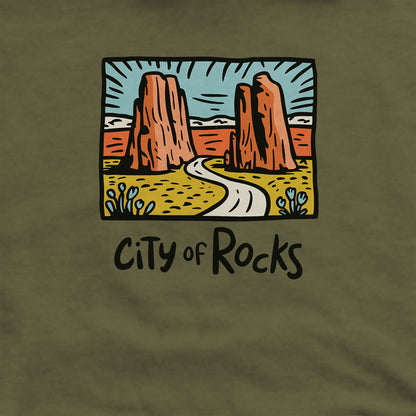 City of Rocks National Reserve Hoodie Adventure and Outdoors Themed Hoodie
