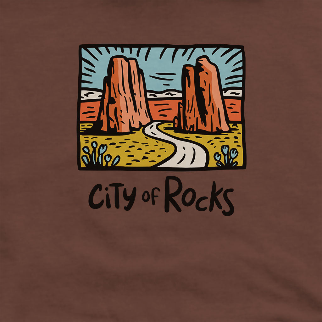 City of Rocks National Reserve Hoodie Adventure and Outdoors Themed Hoodie