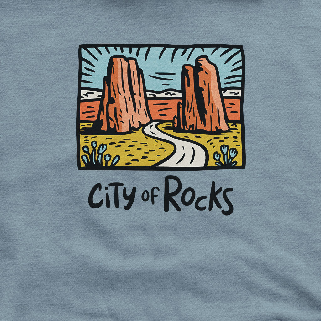 City of Rocks National Reserve Hoodie Adventure and Outdoors Themed Hoodie