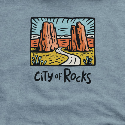 City of Rocks National Reserve Hoodie Adventure and Outdoors Themed Hoodie