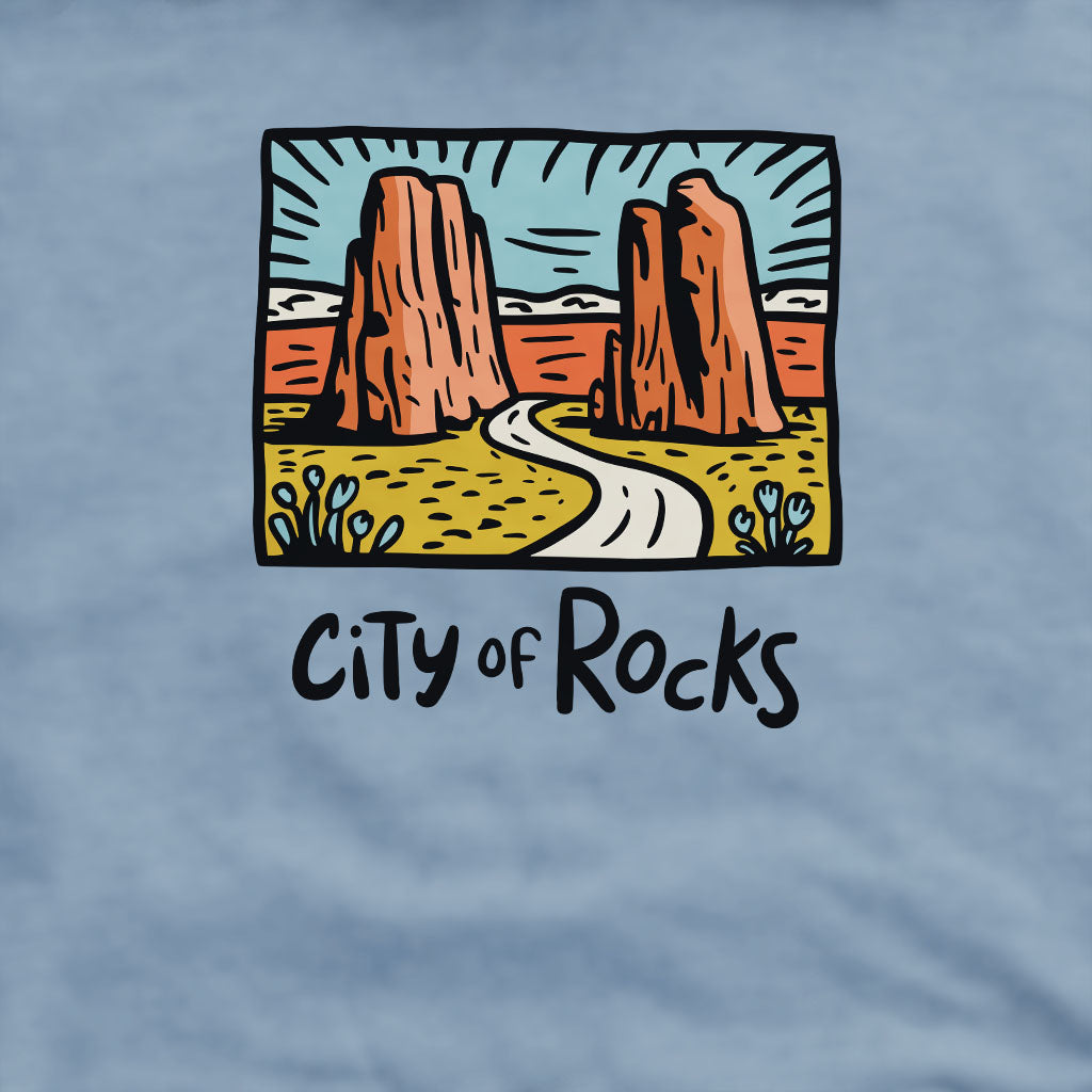 City of Rocks National Reserve Crewneck Sweatshirt Adventure and Outdoors Themed Sweatshirt