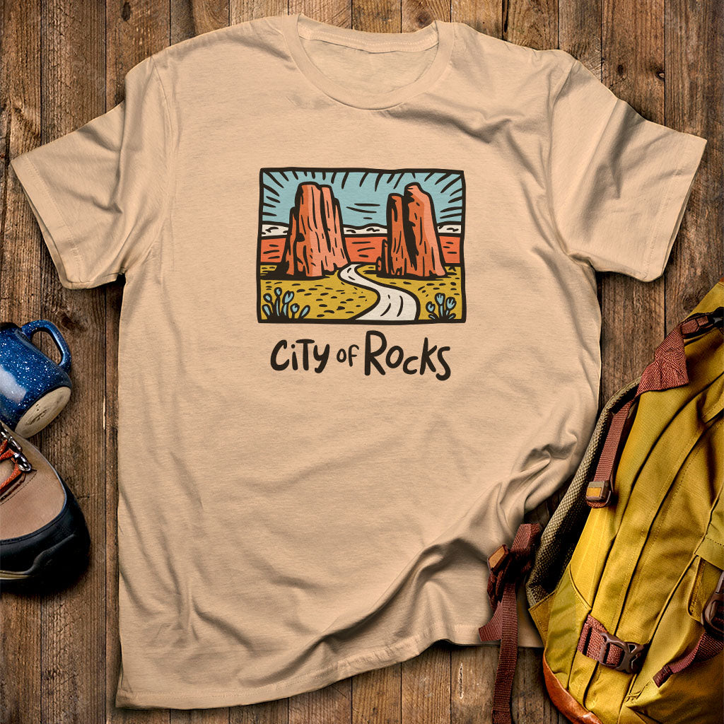 City of Rocks National Reserve T-Shirt Sand Adventure and Outdoors Themed T-Shirt