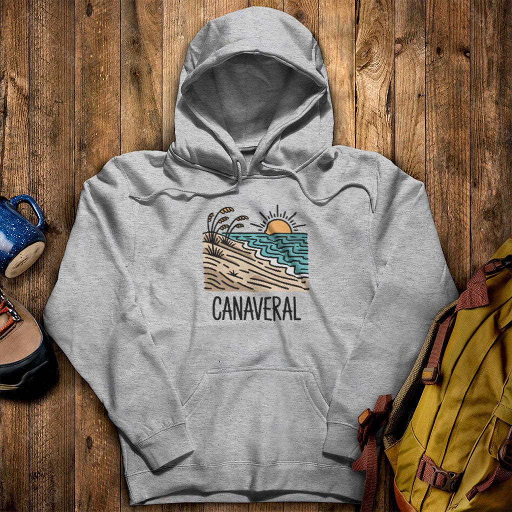 Canaveral National Seashore Hoodie Sport Grey Adventure and Outdoors Themed Hoodie