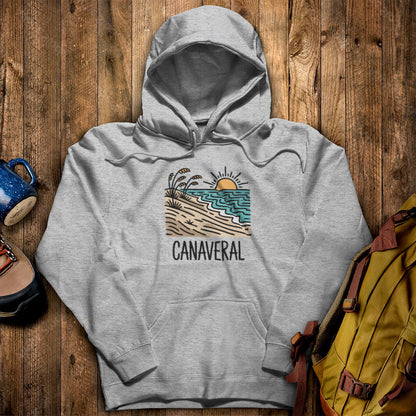 Canaveral National Seashore Hoodie Sport Grey Adventure and Outdoors Themed Hoodie