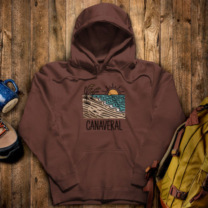 Canaveral National Seashore Hoodie Cocoa Adventure and Outdoors Themed Hoodie