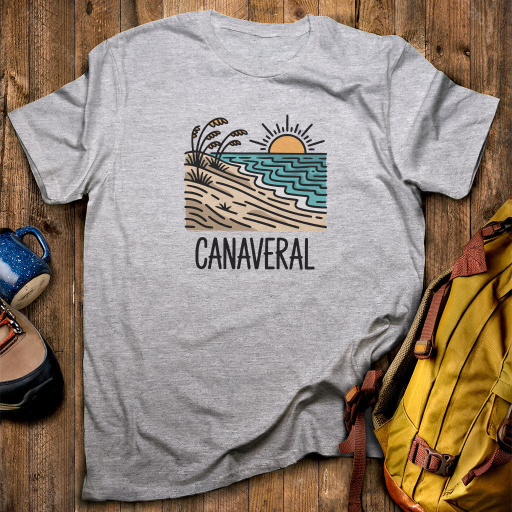 Canaveral National Seashore T-Shirt Sport Grey Adventure and Outdoors Themed T-Shirt