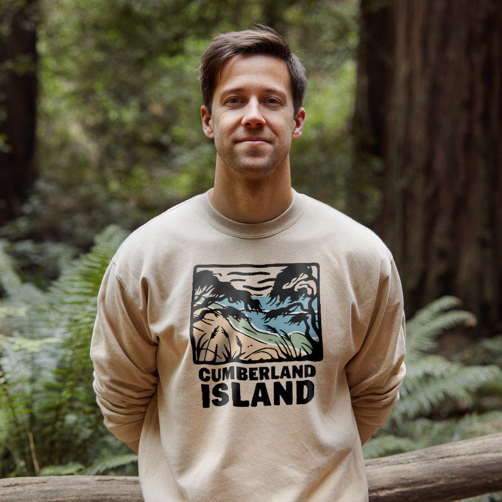Cumberland Island National Seashore Crewneck Sweatshirt Adventure and Outdoors Themed Sweatshirt