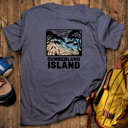 Cumberland Island National Seashore T-Shirt Heather Navy Adventure and Outdoors Themed T-Shirt