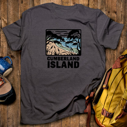Cumberland Island National Seashore T-Shirt Dark Heather Adventure and Outdoors Themed T-Shirt