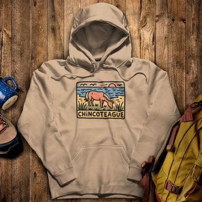 Chincoteague National Wildlife Refuge Hoodie Sand Adventure and Outdoors Themed Hoodie