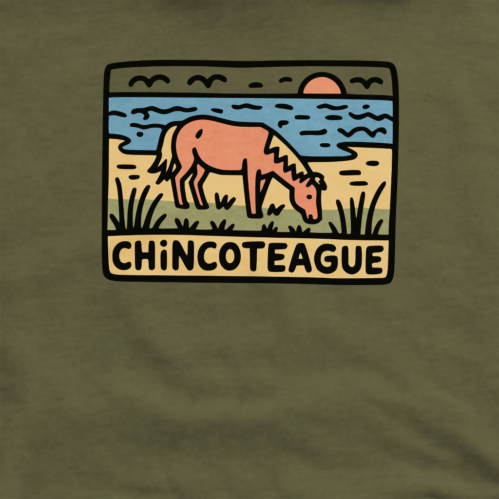 Chincoteague National Wildlife Refuge Crewneck Sweatshirt Adventure and Outdoors Themed Sweatshirt