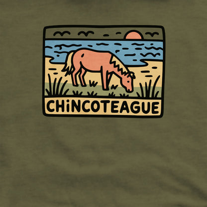 Chincoteague National Wildlife Refuge Crewneck Sweatshirt Adventure and Outdoors Themed Sweatshirt