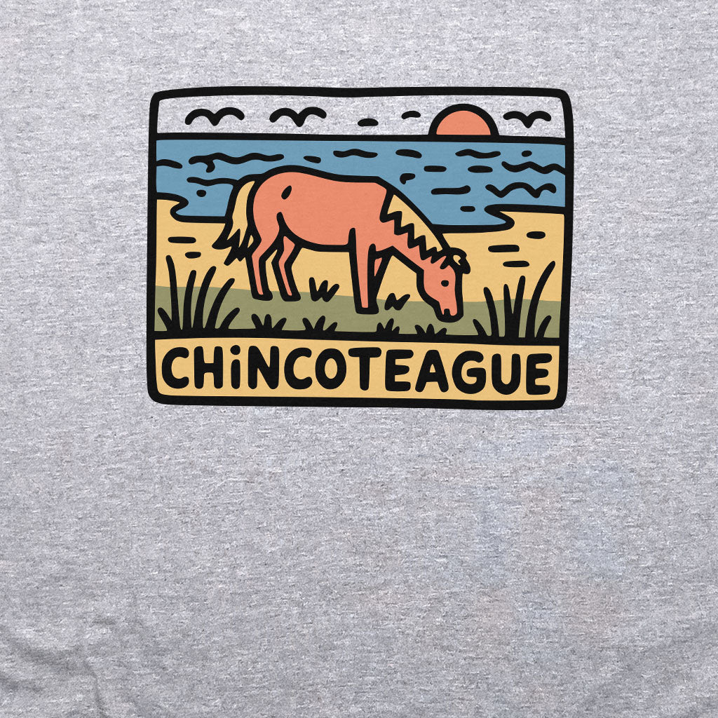 Chincoteague National Wildlife Refuge Crewneck Sweatshirt Adventure and Outdoors Themed Sweatshirt