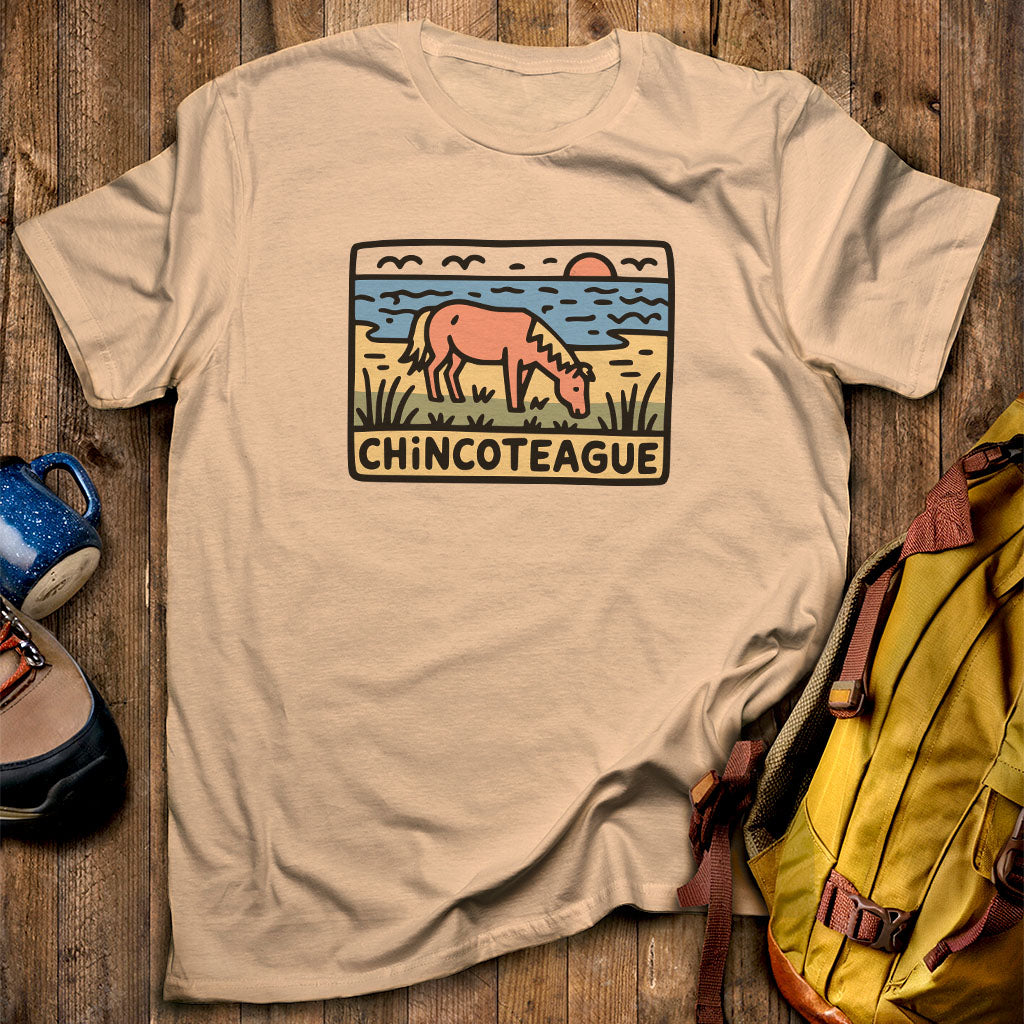 Chincoteague National Wildlife Refuge T-Shirt Sand Adventure and Outdoors Themed T-Shirt