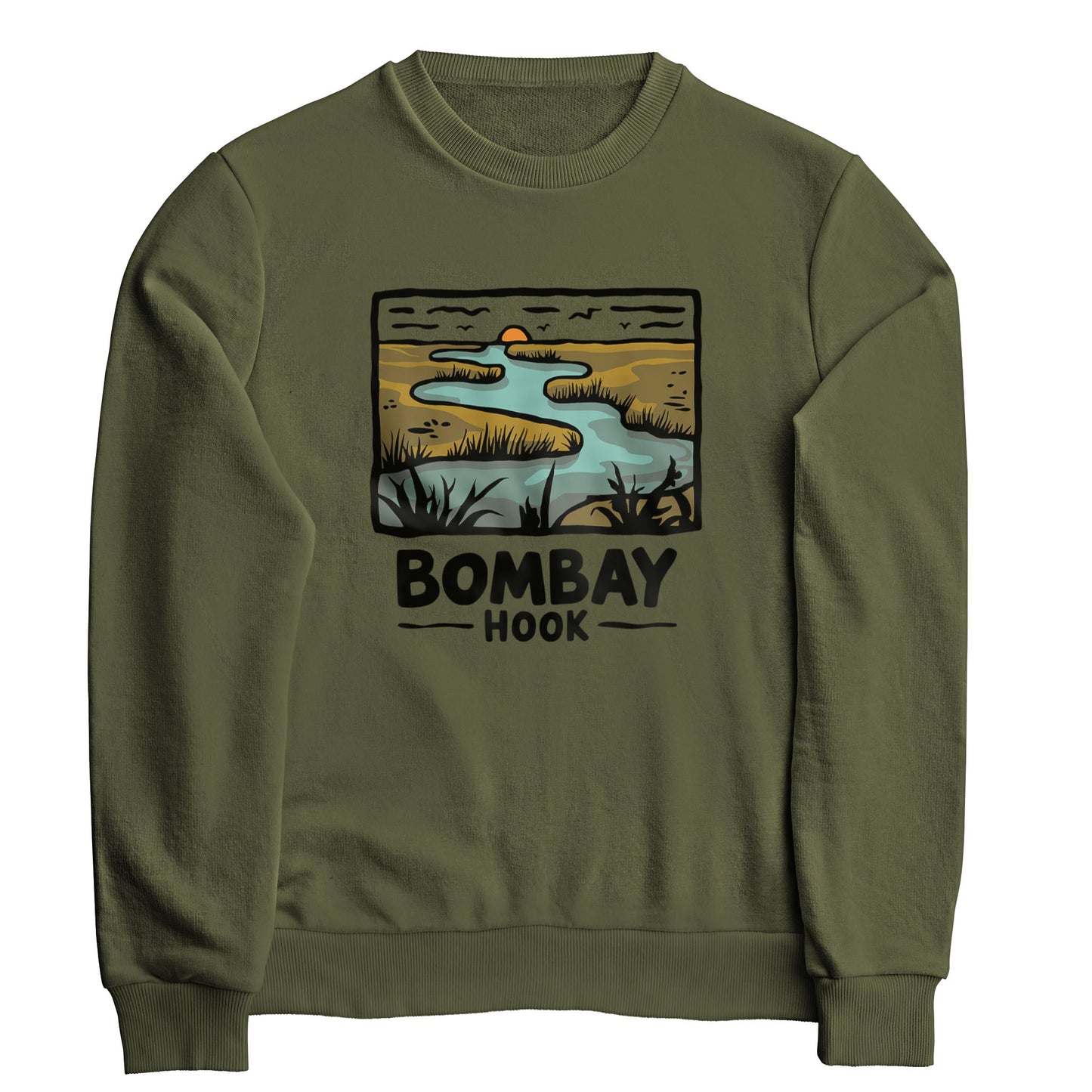 Bombay Hook National Wildlife Refuge Crewneck Sweatshirt
