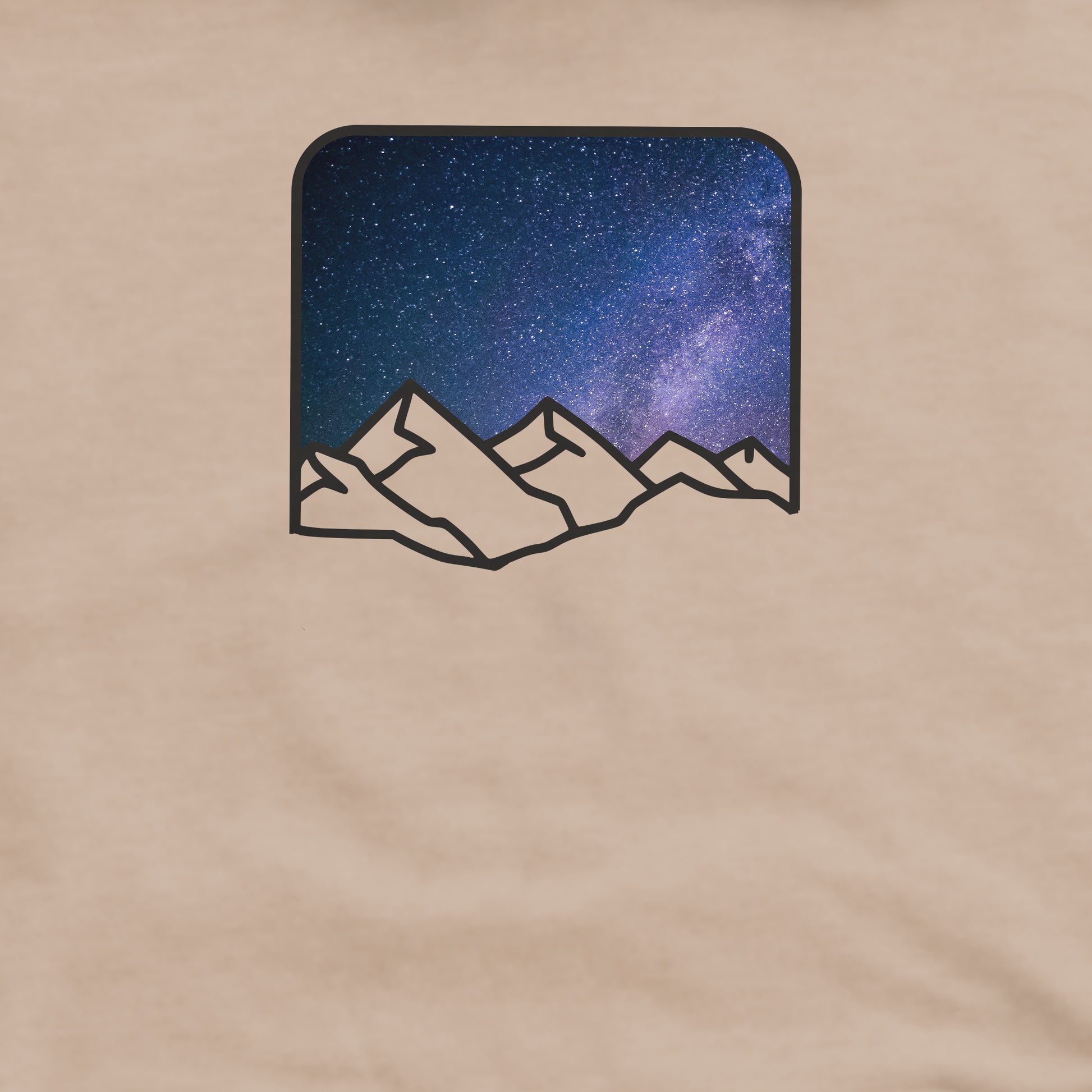 Starry Peaks Crewneck Sweatshirt Adventure and Outdoors Themed Sweatshirt