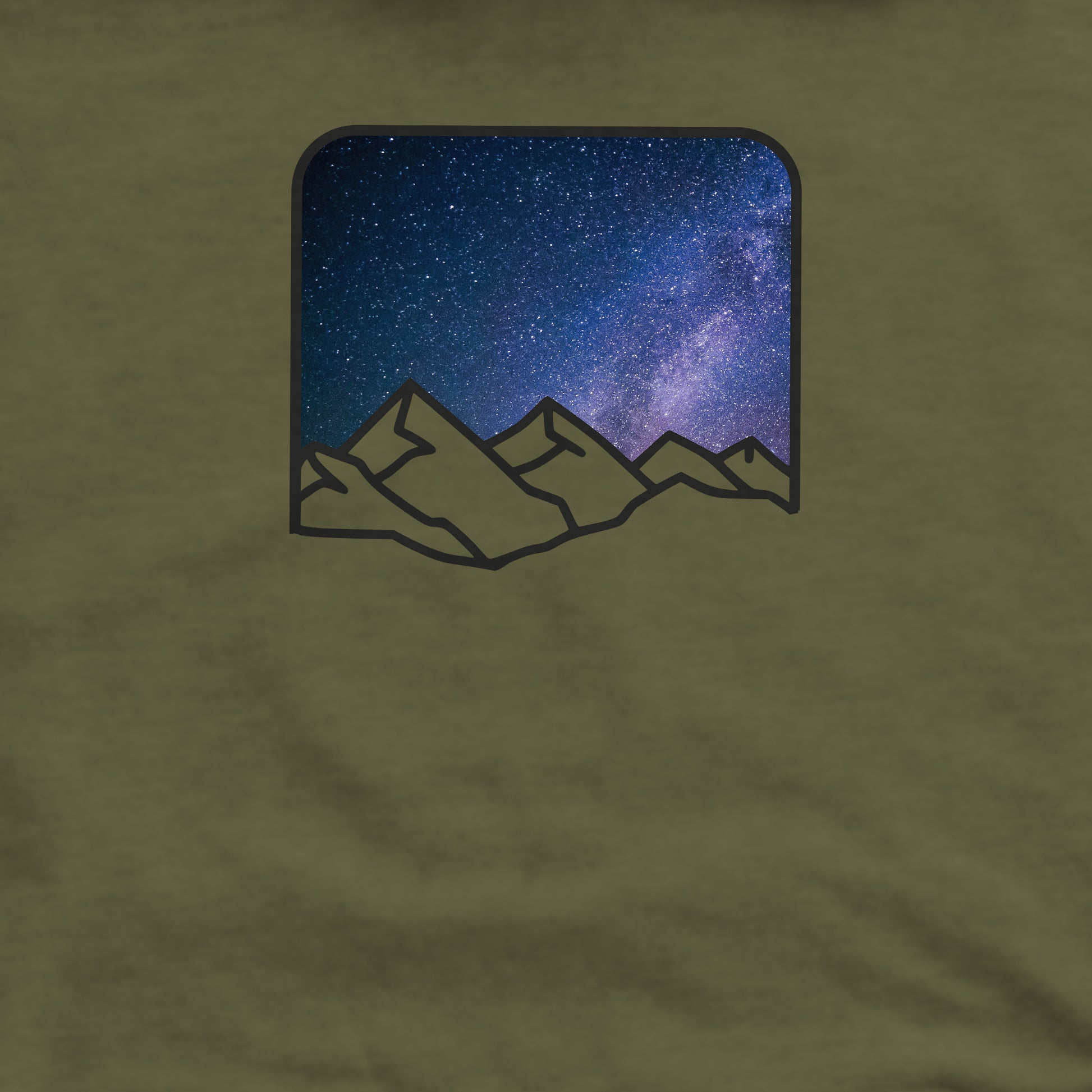 Starry Peaks Crewneck Sweatshirt Adventure and Outdoors Themed Sweatshirt