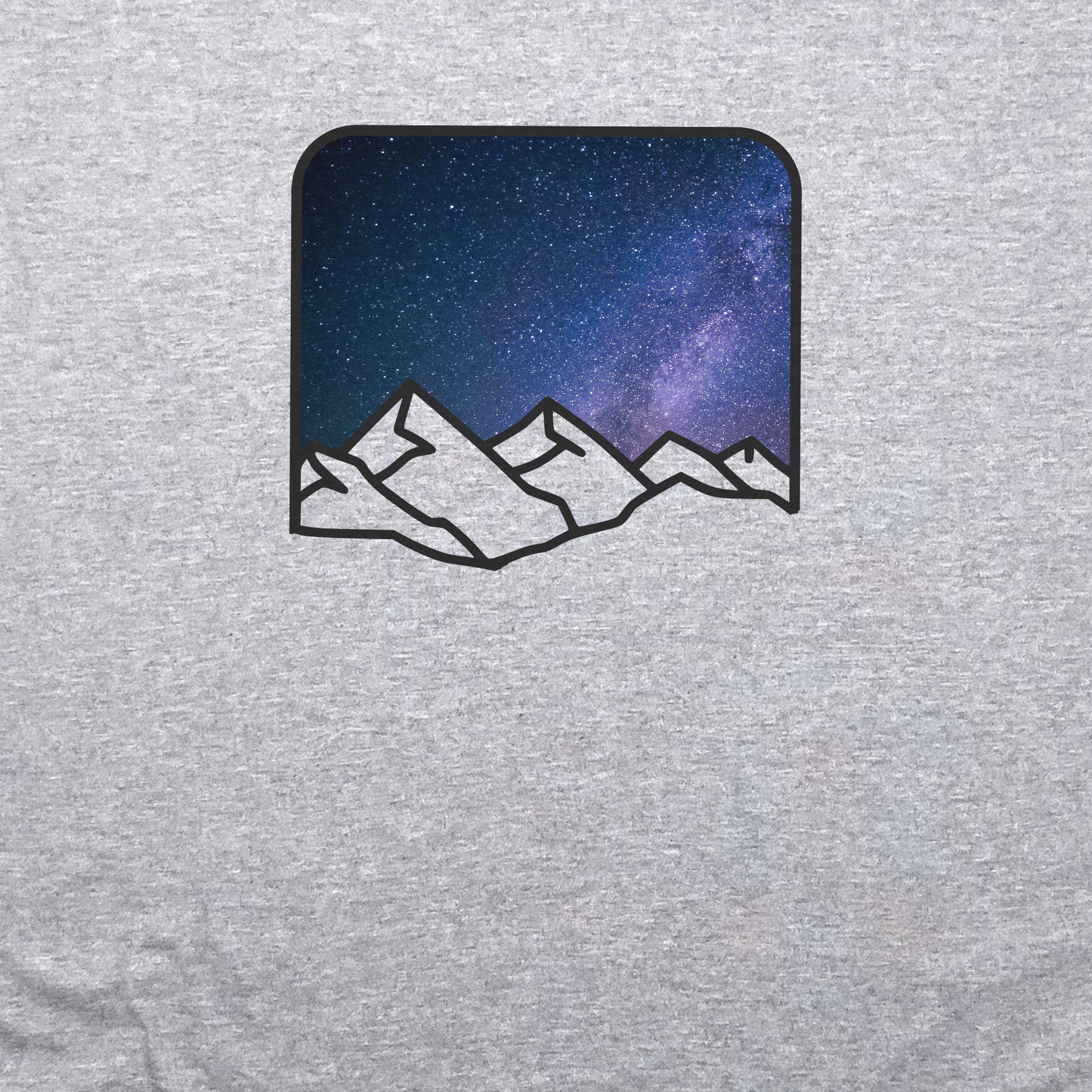 Starry Peaks Crewneck Sweatshirt Adventure and Outdoors Themed Sweatshirt