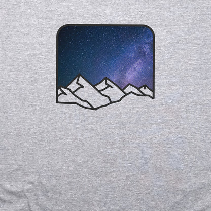 Starry Peaks Crewneck Sweatshirt Adventure and Outdoors Themed Sweatshirt