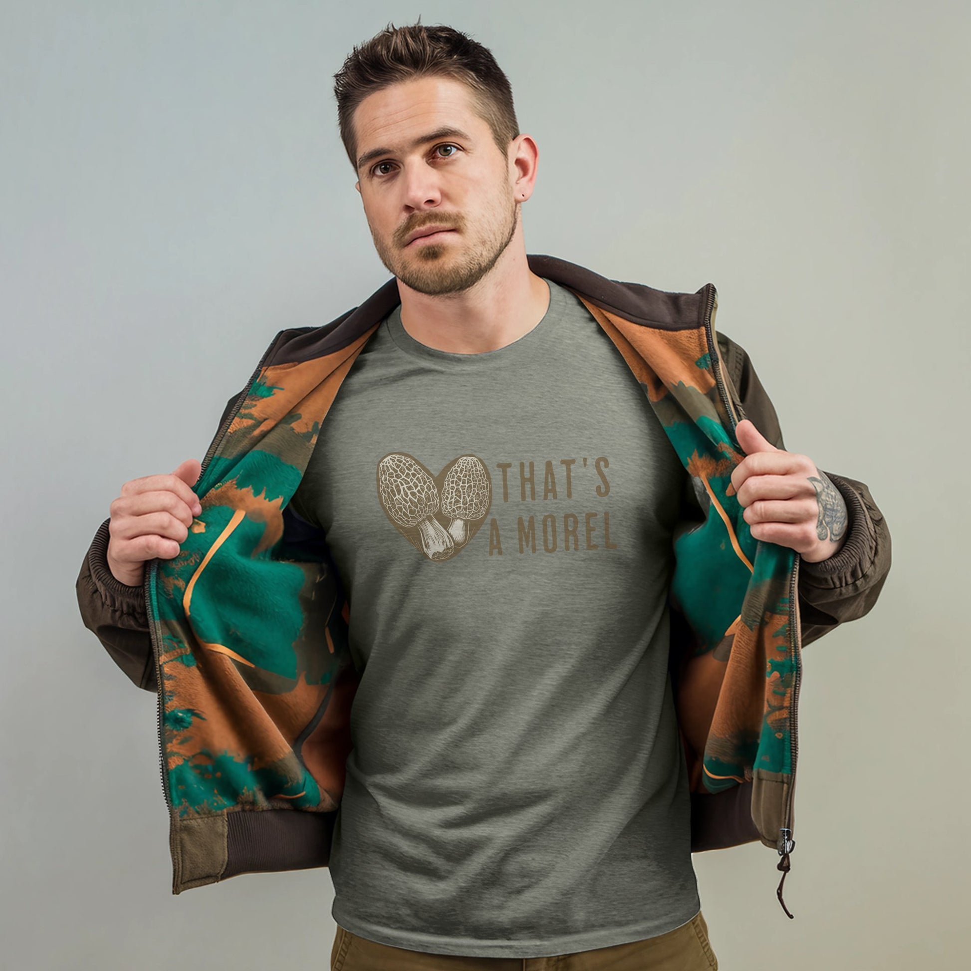 That's Amore Morel T-Shirt Adventure and Outdoors Themed T-Shirt