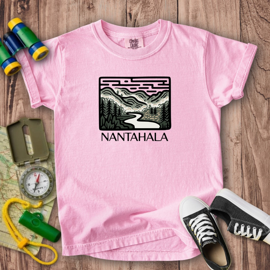 Nantahala National Forest Kids Cotton T-Shirt
